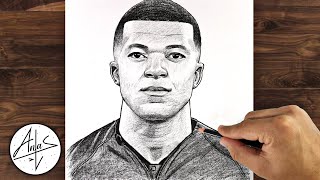 كيفية رسم MBAPPE | دروس الرسم (خطوة بخطوة)