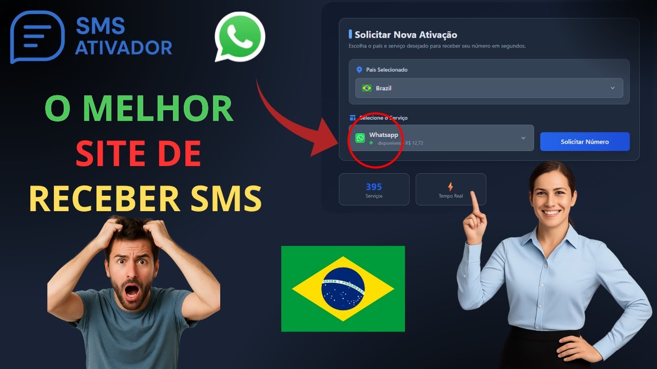 O MELHOR SITE DE RECEBER SMS PARA WHATSAPP 