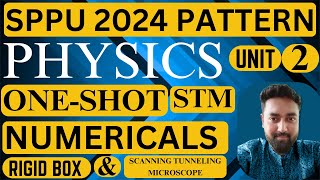 UNIT 2 | ONE SHOT | STM & NUMERICALS RIGID BOX | QUANTUM PHYSICS |  | SPPU PUNE UNIVERSITY