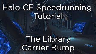 Halo CE Speedrun - The Library - Carrier Bump