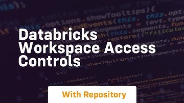 Databricks workspace access controls