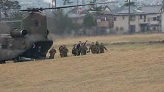 G200112A 第1空挺団 令和2年降下訓練始め オープニング