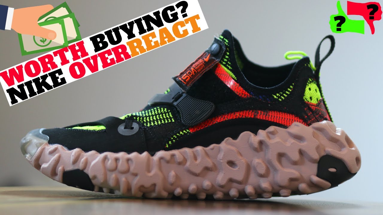 $180 Nike OVERREACT FLYKNIT ISPA REVIEW 