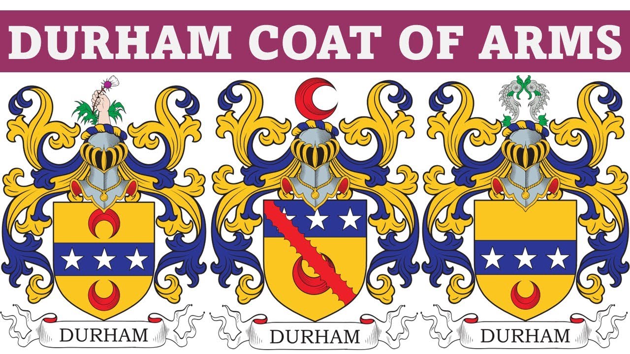 Durham Coat of Arms & Family Crest - Symbols, Bearers, History - YouTube