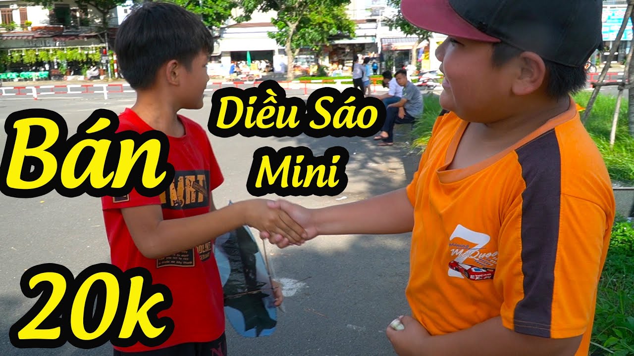Thả Diều Sáo Mini / Bán Diều Sáo Giá Rẻ 20k - youtube