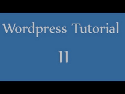wordress tutorials for beginners - 11 - widgets in wordpress