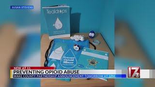 Wake County partnership to help prevent teen opioid abuse to be announced