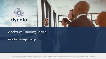 Dynata Training Series: MarketSight - Datasync Setup and Upload