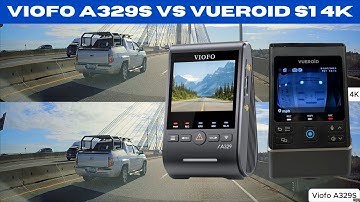 Viofo A329S vs Vueroid S1 4K Dash Camera voorbeeldvideobeelden