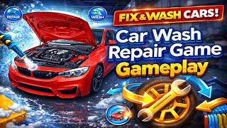 Car Repairing Game Simulator Gameplay | Car Wash & Auto Repair Game screenshot 4