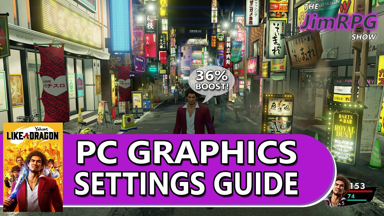 Yakuza Like a Dragon - PC Graphics Guide (for Kamurocho) - Every Advanced  Setting Discussed! - YouTube