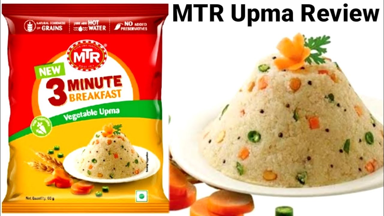 MTR 3 Minute Breakfast Upma Review | MTR Vegetable Upma Review | MTR Instant Upma Recipe