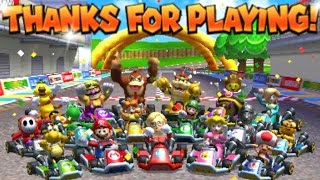 mario kart 7 all tracks 150cc full race gameplay