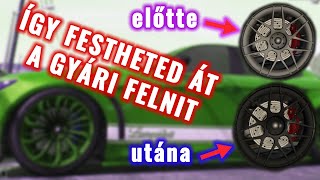 Hogyan Kell Átfesteni A Gyári Kereket? Gta Online Tutorial