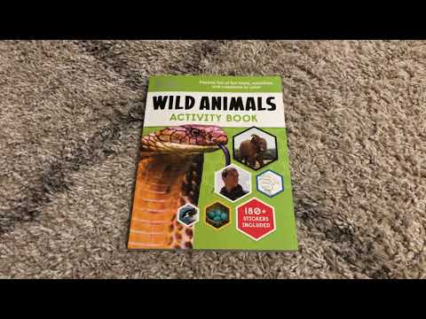 Usborne Books & More Wild Animals Activity Book