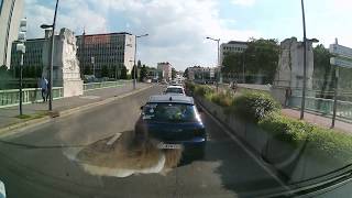Approach to Rouen motorhome aire
