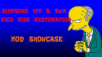 The Simpsons Hit & Run - Level 7 Rich Side Restoration Mod Showcase