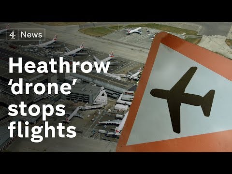 Video: Activisten Dreigen Heathrow Te Sluiten Met Drones