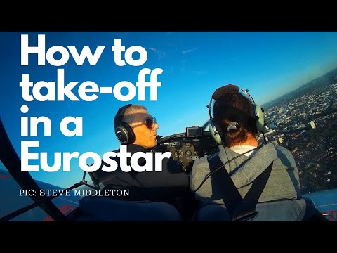 How to start up, pre flight and take off a Eurostar EV-97 Microlight #eurostar #ev97 #howtofly