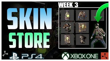 NEW! Rust Console | HALLOWEEN Pack Skin Store Reveal | Week 3 Rust Console Skins