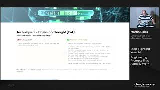 Devnexus 2026   Stop Fighting Your AI  Engineering Prompts That Actually Work   Martin Rojas