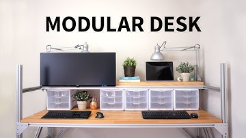 Modular desk using t-slot aluminum | How to