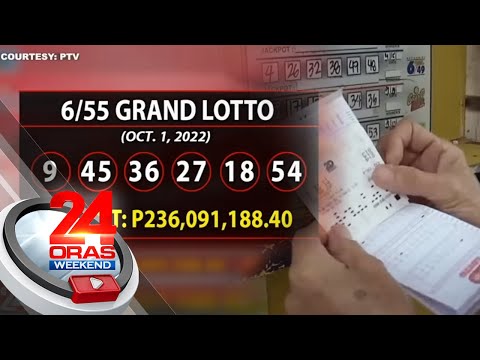 Sen. Pimentel, gustong paimbestigahan ang resulta ng 6/55 Grand Lotto kahapon | 24 Oras Weekend