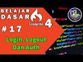 17 Tutorial Codeigniter 4 - Login, Logout Dan Auth (Proteksi Halaman)