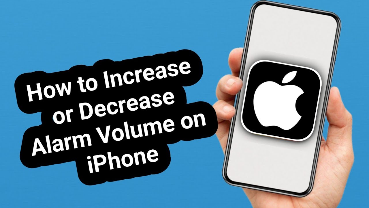 How to Increase or Decrease Alarm Volume on iPhone - YouTube
