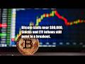 Bitcoin stalls near $80,000. Stocks and ETF inflows still point to a breakout.