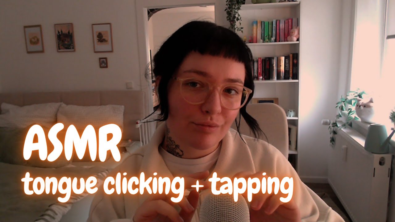 ASMR Tongue Clicking & Soft Tapping | no talking