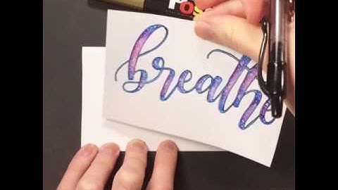 Fauxligraphy How-to: calligraphy basics