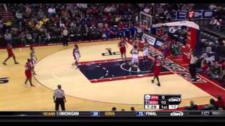 Chris Singleton Isolation Fouls vs Donald Sloan, Alonzo Gee, Andre Iguodala