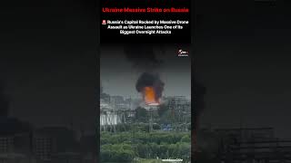 Ukraine Launches Massive Drone Attack on Russia | Moscow Rocked by Explosions | Breaking News