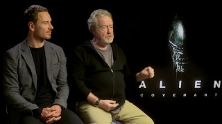 Alien: Covenant: Ridley Scott & Michael Fassbender Official Movie Interview | ScreenSlam