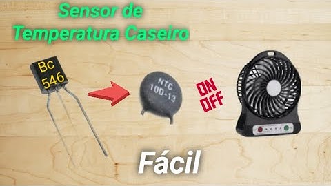Como fazer sensor de temperatura liga desliga caseiro com transístor.