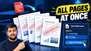 How to Watermark Multiple PDF Pages at Once | Add Custom Text or Logo Watermark to PDF