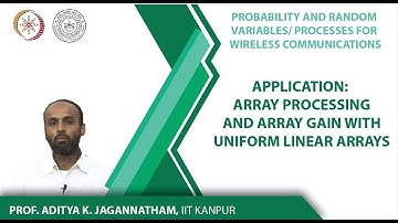 Application: Array Processing and Array Gain with Uniform Linear Arrays