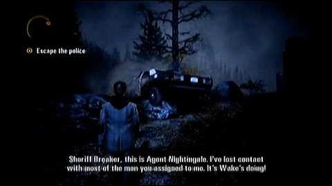 Alan Wake Episode 3 Escape the police (Playthrough)