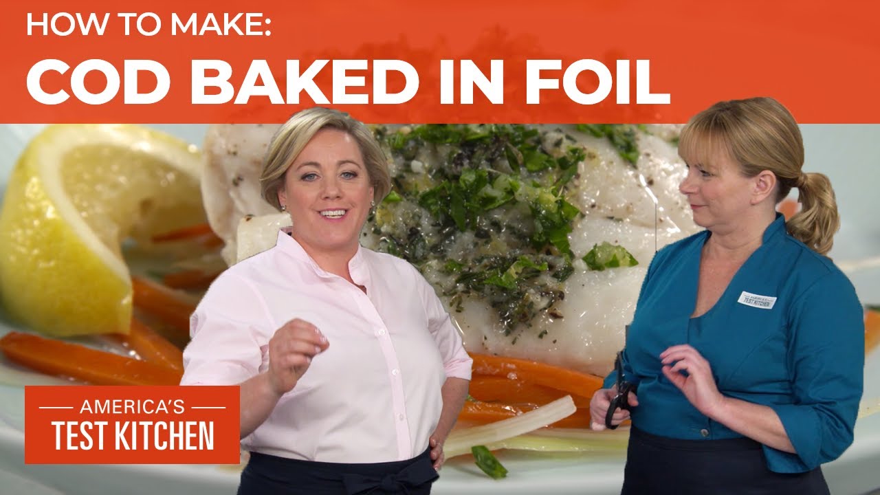 How to Make Cod Baked in Foil with Leeks and Carrots | America