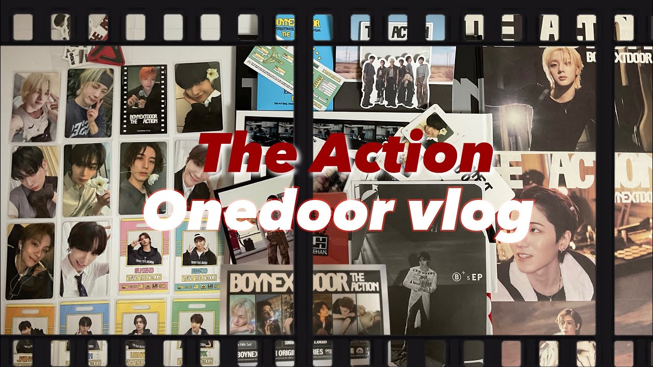 원도어 브이로그 #9 • 원도어브이로그 • 덕질로그 •  보이넥스트도어 • 디엑션 • The Action • 앨범깡 • 택배깡 •