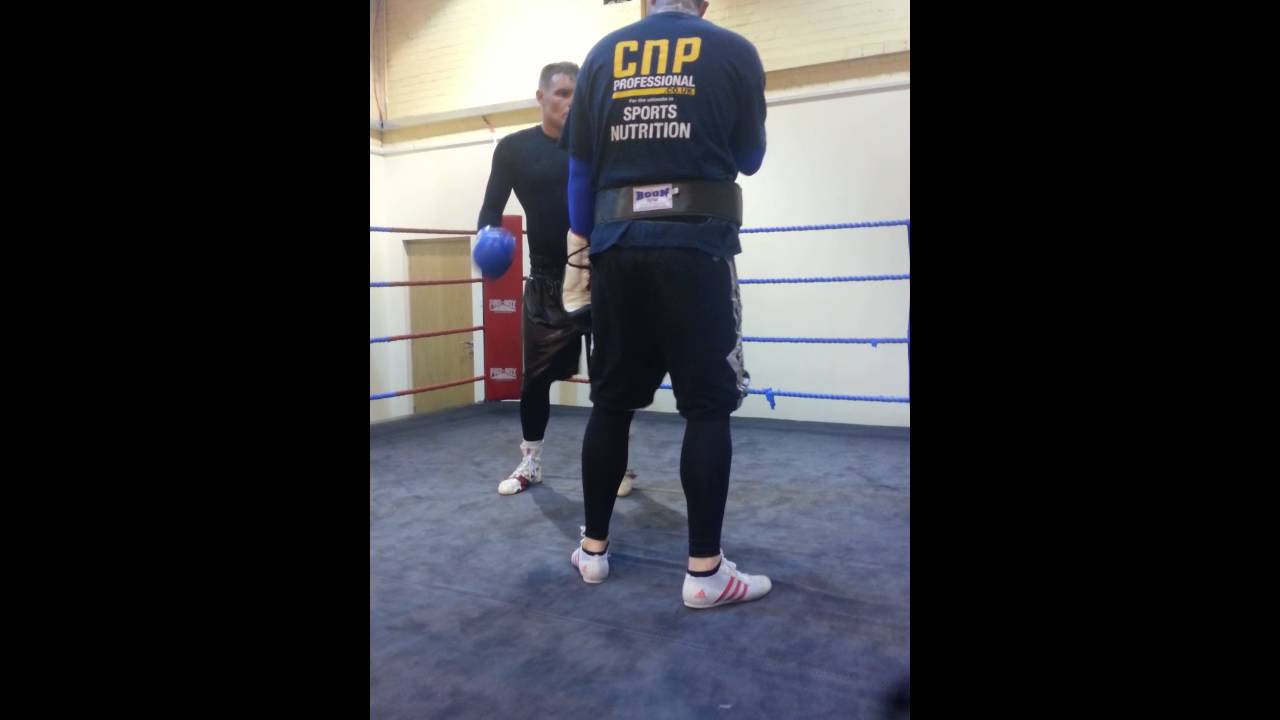 Pro boxer Danny wall on the lads with Niki Gittus