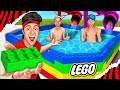 24 HORAS NA MAIOR PISCINA DE LEGO DO MUNDO!