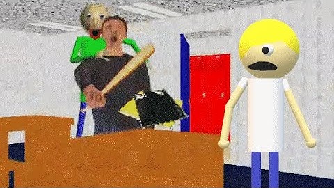 The principal has gone crazy! (Baldi
