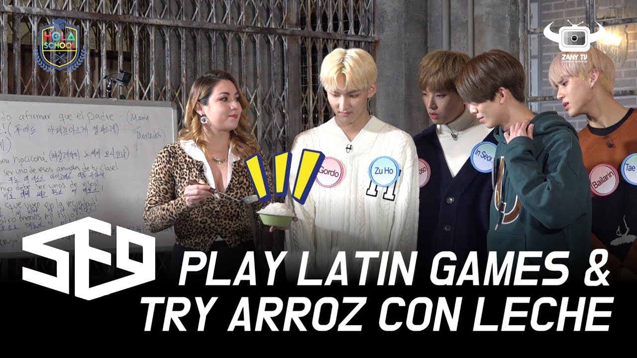 [HOLA SCHOOL WITH SF9] PLAY LATIN GAMES AND TRY ARROZ CON LECHE FOR THE FIRST TIME (EP3)
