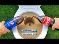 EXPERIMENT !! Toilet and Underground VS Coca cola, Pepsi, Sprite and Mentos