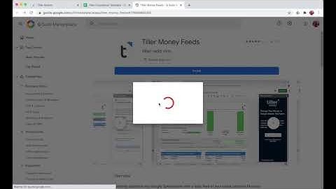Set up and install for the Tiller Money Google Sheets Foundation template
