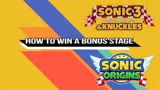 How you do a Perfect Bonus Stage in Sonic 3&K (Sonic Origins)