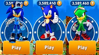 Slugger Sonic vs Sonic Dash vs Sonic Forces Gameplay Run screenshot 3