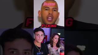Mom reacts to tate and says this at the end!!👀 #sonnyfaz #fyp